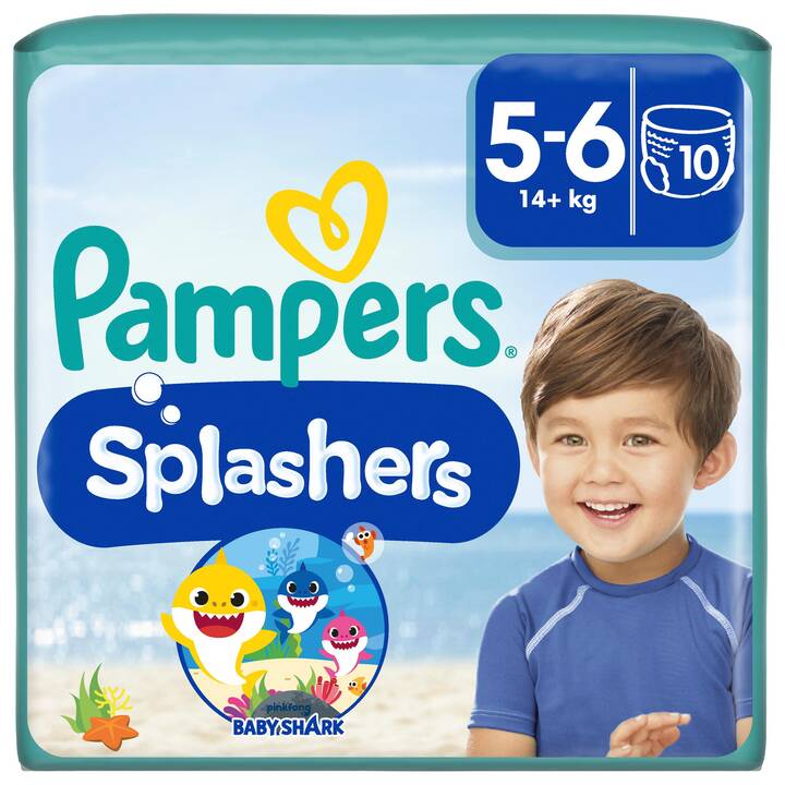 PAMPERS Splashers 5 (Pacco transportabile, 10 pezzo)