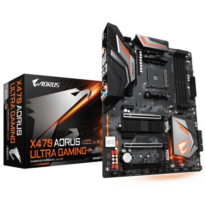 Aorus x470 ultra gaming горит красным vga