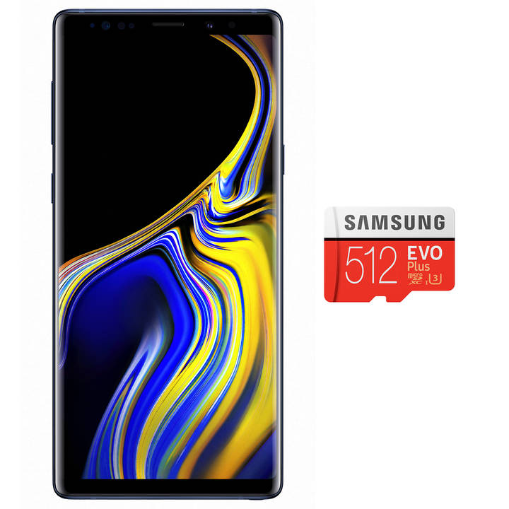 Samsung Galaxy Note 9 512 Gb Dual Sim Ocean Blue Incl Evo Microsd