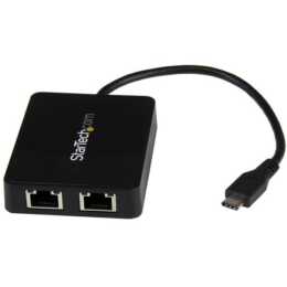 STARTECH.COM Adaptateur (USB Type C, RJ-45, USB Typ A, 0.2 m)