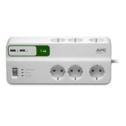 APC Prises multiples PM6U-GR (2 m)