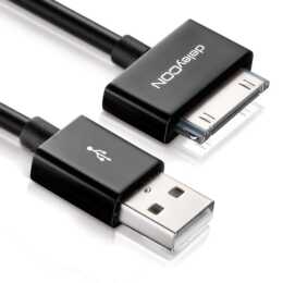 DELEYCON Câble USB (USB Typ A, 30 Pin, 0.5 m)