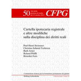 Cartella ipotecaria registrale e altre modifiche sulla disciplina dei diritti reali