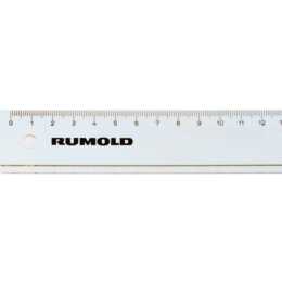 RUMOLD Lineal (40 cm, Transparent)