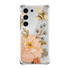 EG Backcover (Galaxy S23, Fleurs, Orange)