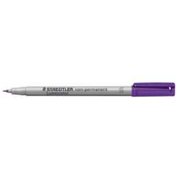 STAEDTLER Feutres pour rétroprojection Lumocolor (Mauve, 1 pièce)