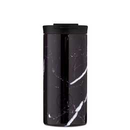 24BOTTLES Gobelet isotherme Travel Tumbler (0.6 l, Noir, Blanc)