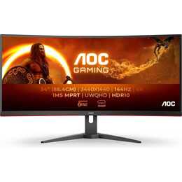 AOC CU34G2XE/BK (34", 3440 x 1440, Schwarz, Rot)