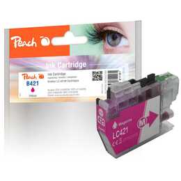 PEACH Tinte Brother LC-421M  (Magenta)