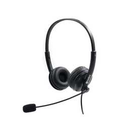 SANDBERG Casque micro de bureau Saver (On-Ear, Câble, Noir)