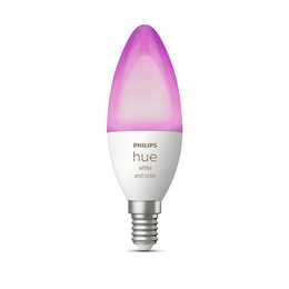 PHILIPS HUE LED Birne White & Color Ambiance (E14, Bluetooth, 5.3 W)