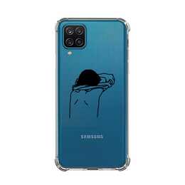 EG Backcover (Galaxy A12, Kunst, Transparent)