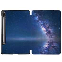 EG coque pour Samsung Galaxy Tab S8+ 12.4" (2022) - bleu - univers