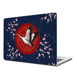 EG Coque rigide (MacBook Air 13" M3 2024, Oiseaux, Bleu)