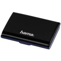 HAMA Fancy Speicherkarten Etui (Schwarz, Blau)