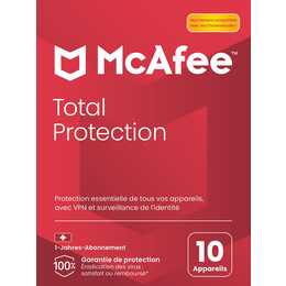 MCAFEE Total Protection (Licenza annuale, 10x, 1 anno, Francese)