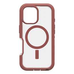 OTTERBOX Backcover MagSafe Defender Series XT (iPhone 16, Transparente, Rosso)