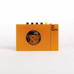 WE ARE REWIND Platine cassette (Orange)