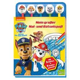 PAW Patrol: Mein grosser Mal- und Rätselspass