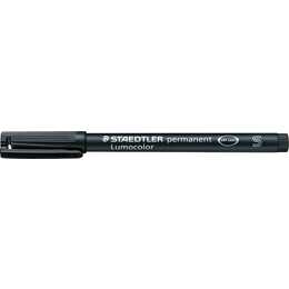 STAEDTLER Marqueur permanent Lumocolor 313 S (Noir, 1 pièce)