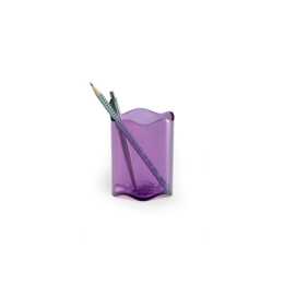 DURABLE Pot a crayons Trend (Mauve, Transparent)