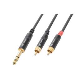 PD CONNEX Anschlusskabel (6.3 mm Klinke, Cinch, 3 m)