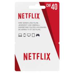 NETFLIX Card 40 CHF