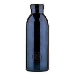 24BOTTLES Bottiglia sottovuoto Clima Black Radiance (0.5 l, Nero, Blu)