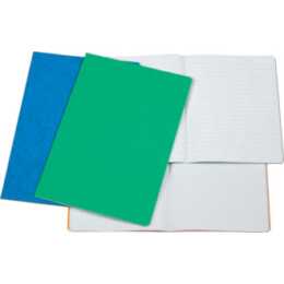 NATURA LINE Cahier (A4, En blanc, Jaune, Vert, Bleu, Rouge)