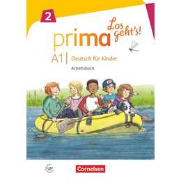 Prima - Los geht's!, Deutsch für Kinder, Band 2, Arbeitsbuch mit Audio-CD und Stickerbogen