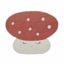 OYOY Copertine gioco Mushroom (Beige, Marrone, Rosso)