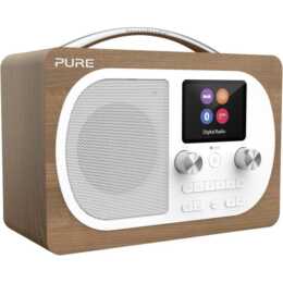 PURE Evoke H4 Digitalradio (Braun, Walnussbraun, Weiss)