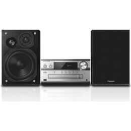 PANASONIC SC-PMX94EG (Silber, Schwarz, Bluetooth, CD)