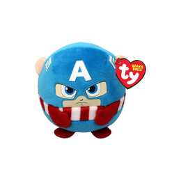 TY Captain America (10 cm, Bleu, Rouge)