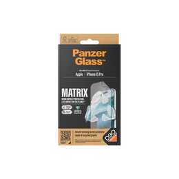 PANZERGLASS Sfoglio protezione da schermo UWF Matrix (iPhone 15 Pro, 1 pezzo)