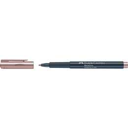 FABER-CASTELL Pennarello indelebile (Metallic, 1 pezzo)