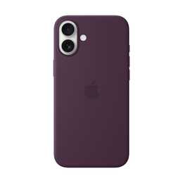 APPLE Backcover Silicone Case MagSafe (iPhone 16 Plus, Violett)