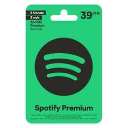 SPOTIFY Premium CHF 39.-