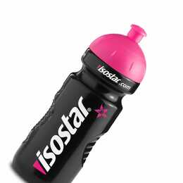 ISOSTAR Gourde sport Bidon Star (0.65 l, Noir, Pink)