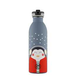 24BOTTLES Kindertrinkflasche Happy Penguin Urban (0.5 l, Mehrfarbig)