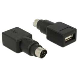 DELOCK Adaptateur (PS/2, USB Typ A, 0 m)