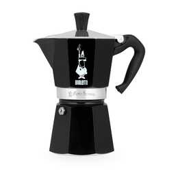 BIALETTI Moka Express (6 Tassen, Schwarz)