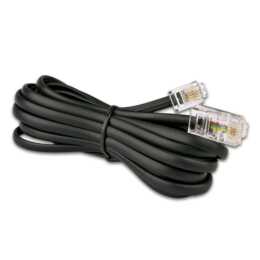 WIREWIN Câble de connexion (Noir, 3 m, RJ-11, RJ-45)