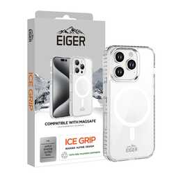 EIGER Backcover MagSafe Ice Grip (iPhone 16 Pro Max, Transparent)