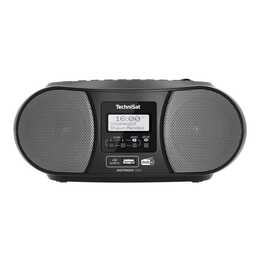 TECHNISAT 1990 Boombox (Gris, Noir)