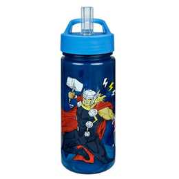 SCOOLI Gourde enfants Avengers Marvel (0.5 l, Jaune, Bleu foncé, Rouge, Bleu, Blanc)