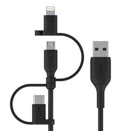 BELKIN Boost Charge Kabel (USB Typ A, USB Typ C, Lightning, 1 m)