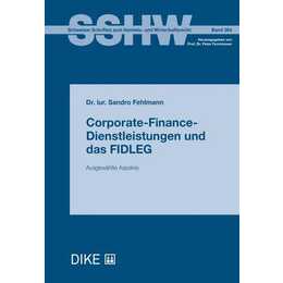 Corporate-Finance-Dienstleistungen und das FIDLEG