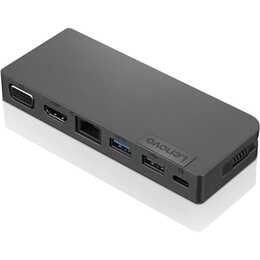 LENOVO Stazione d'aggancio Travel Hub (HDMI, VGA, RJ-45 (LAN), USB 2.0, Ethernet 10 Gbit, USB)