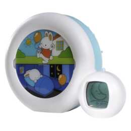 PABOBO Kinderwecker KidSleep Moon (Hellblau, Blau, Weiss)